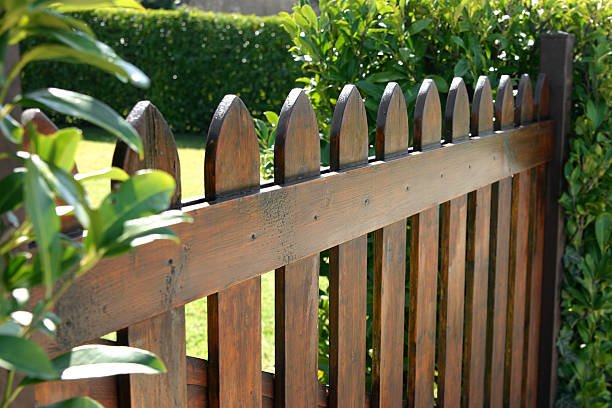 wooden fence.